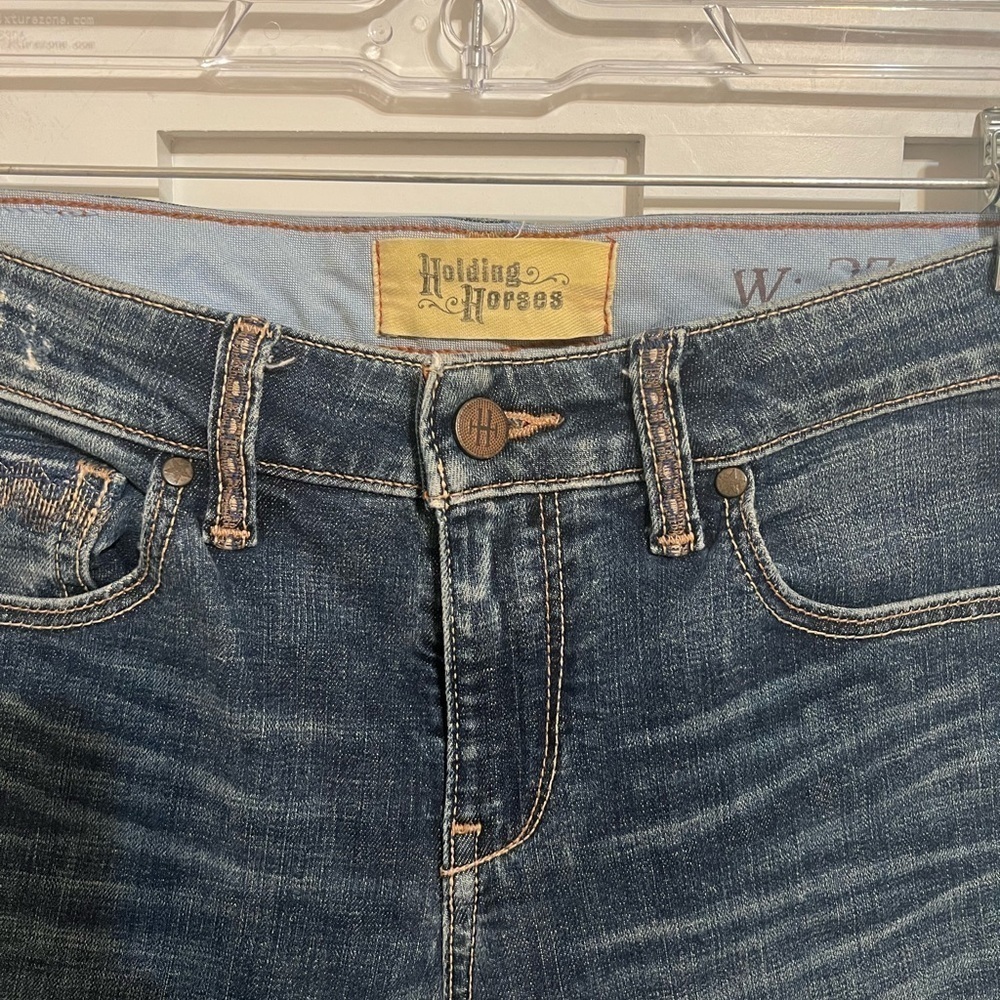 Anthropologie Holding Horses The Claire Straight Leg Jeans Sz 27 - Picture 5 of 6